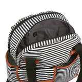 Black Stripes Baby Diaper Bag Pack