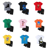Printed T-Shirt & Short Set (Pack of 4)