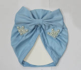 Three Pearl Bow Cap