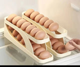 2-Tier Automatic Rolling Egg Rack/ Refrigerator Egg Storage Box