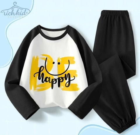 Happy Smile Sweatshirt & Trouser Set (2pcs)