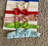 Mini Bow Headband Set (Pack of 8)