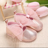 Pre-Order Chiffon Bow Shimmer Shoes