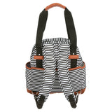 Black Stripes Baby Diaper Bag Pack