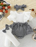 Pre-Order Three Pieces Set With Foot Covers & Headband