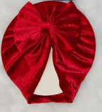 Baby Velvet Turban Bow Knot Cap