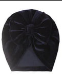 Baby Velvet Turban Bow Knot Cap