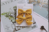 Pair of Ribbon Bow Clips