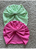 Big Bow Cap Set (2pcs)