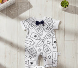I Love Milk Romper With A Bow Tie