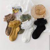 Pre-Order Cotton Lace Princess Socks 5 pairs