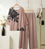 Pre-Order Twill Flower Print Co-Ord Set