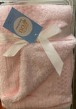 Cable Knit Fleece Inner Baby Blanket