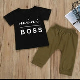 Mini Boss Shirt Trouser Set