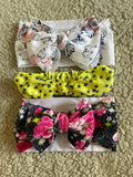 Mix Bows & Knot Headband Set (3pcs)