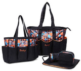 Polka Pattern Diaper Bag Set