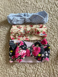 Mix Bows & Knot Headband Set (3pcs)