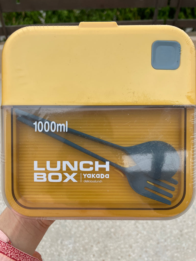 Lunch Box With Spoon+Fork