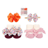 Hudson Baby Sock & Headband Set (4pcs)