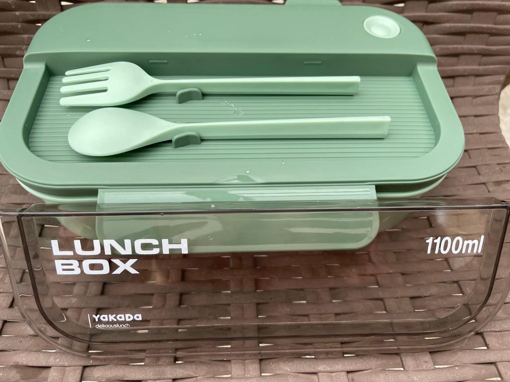 Lunch Box With Spoon+Fork (1100ml)