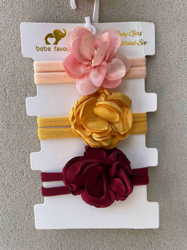 Thailand Floral Headband Set (3pcs)