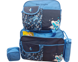 Floral Pattern Baby Diaper Bag Set