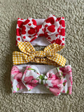 Mix Bows & Knot Headband Set (3pcs)