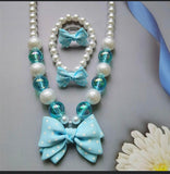 Dotted Bow Jewellery Set (4pcs)