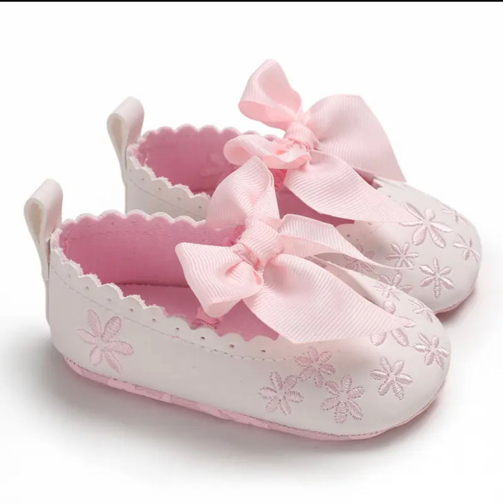 Lace Bow Princess Shoes