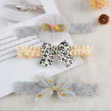 Pre-order Lace Flower Headband Set (Pack of 3)