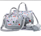 Animal Pattern Diaper Bag Set