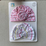 Turban Bow Cap (Pack of 2)