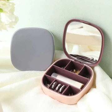 Portable Mini Travel Jewllery Box