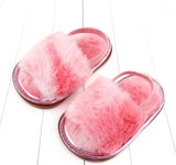 Fur Sandal With Rubber Sole