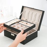 PU Leather Jewellery Box with Lock