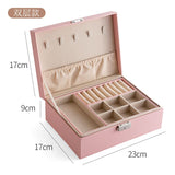 PU Leather Jewellery Box with Lock