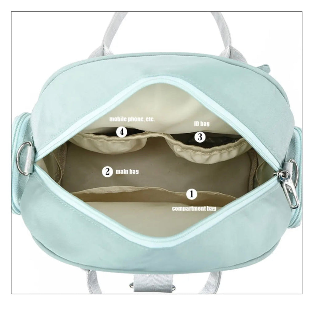 Cartoon Pattern Mommy Baby Diaper Bagpack