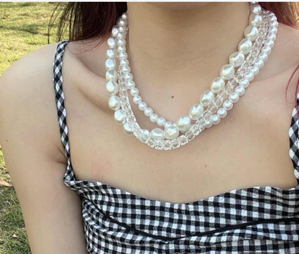 Multi Layer Clavicle Chain Necklace