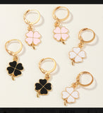 Butterfly Flower Earring Set