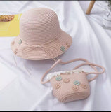Beach Straw Hat+Bag