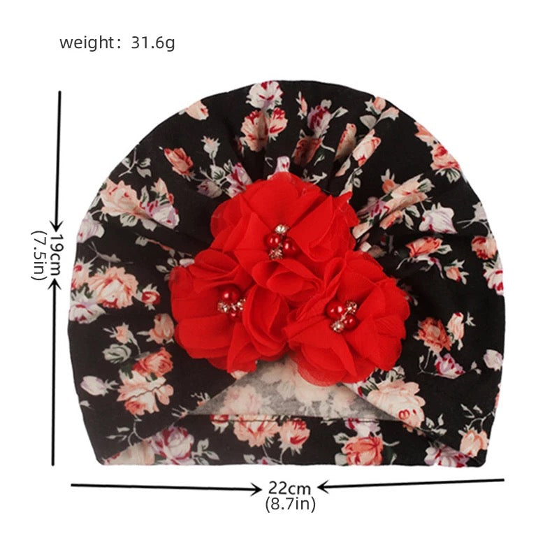 Floral Pattern Cap