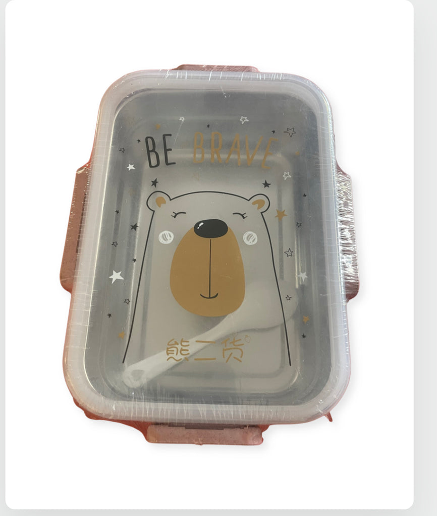 Teddy Bear Stainless Steel Lunch Box