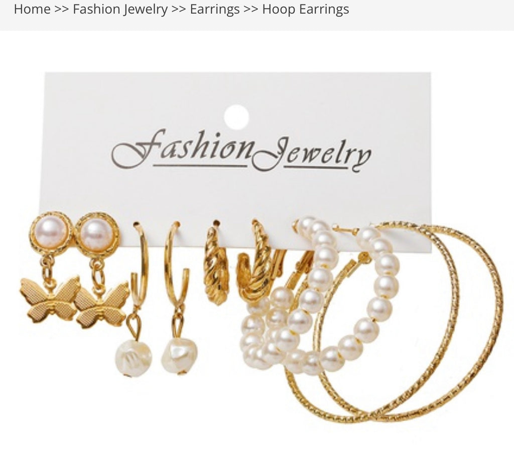 Pearl Hollow Earring Pack