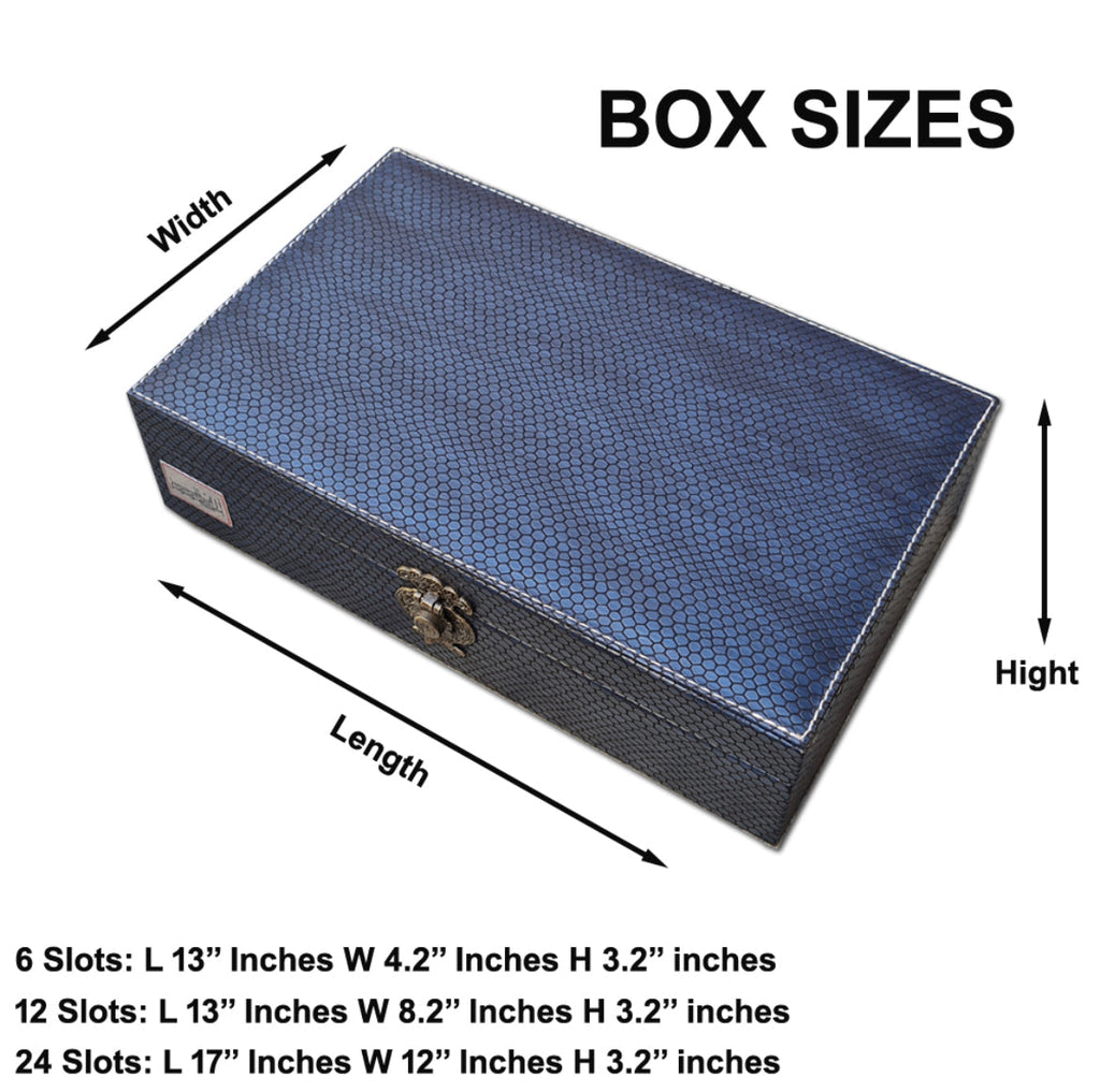 PU Leather Premium Watch Storage Box - 24 Slot