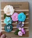 Floral Headband Set (Pack of 6)