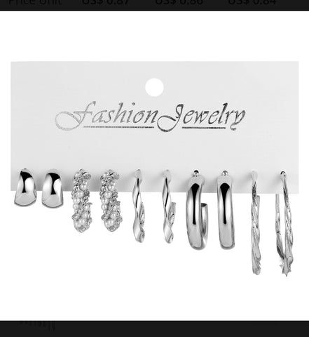 Silver Earring Pack