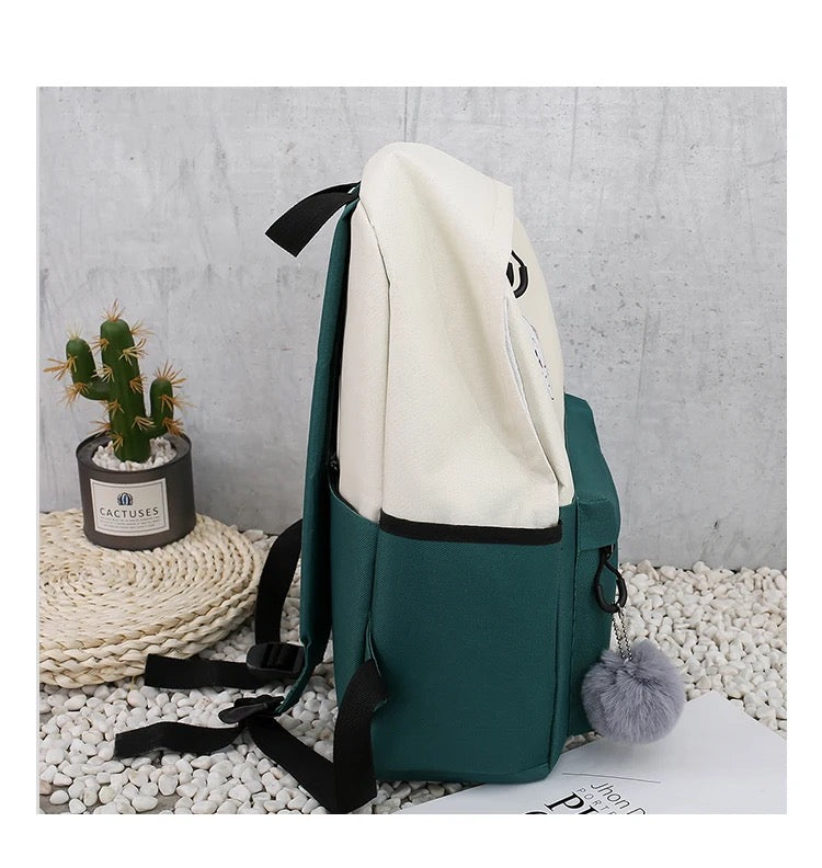 4pcs Set Backpack - School Bag/Travel Bag Multipurpose