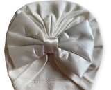 Cotton Silk Bow Cap