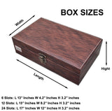 PU Leather Premium Watch Storage Box - 24 Slot