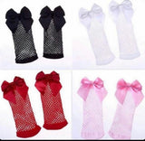Bow Fishnet Socks
